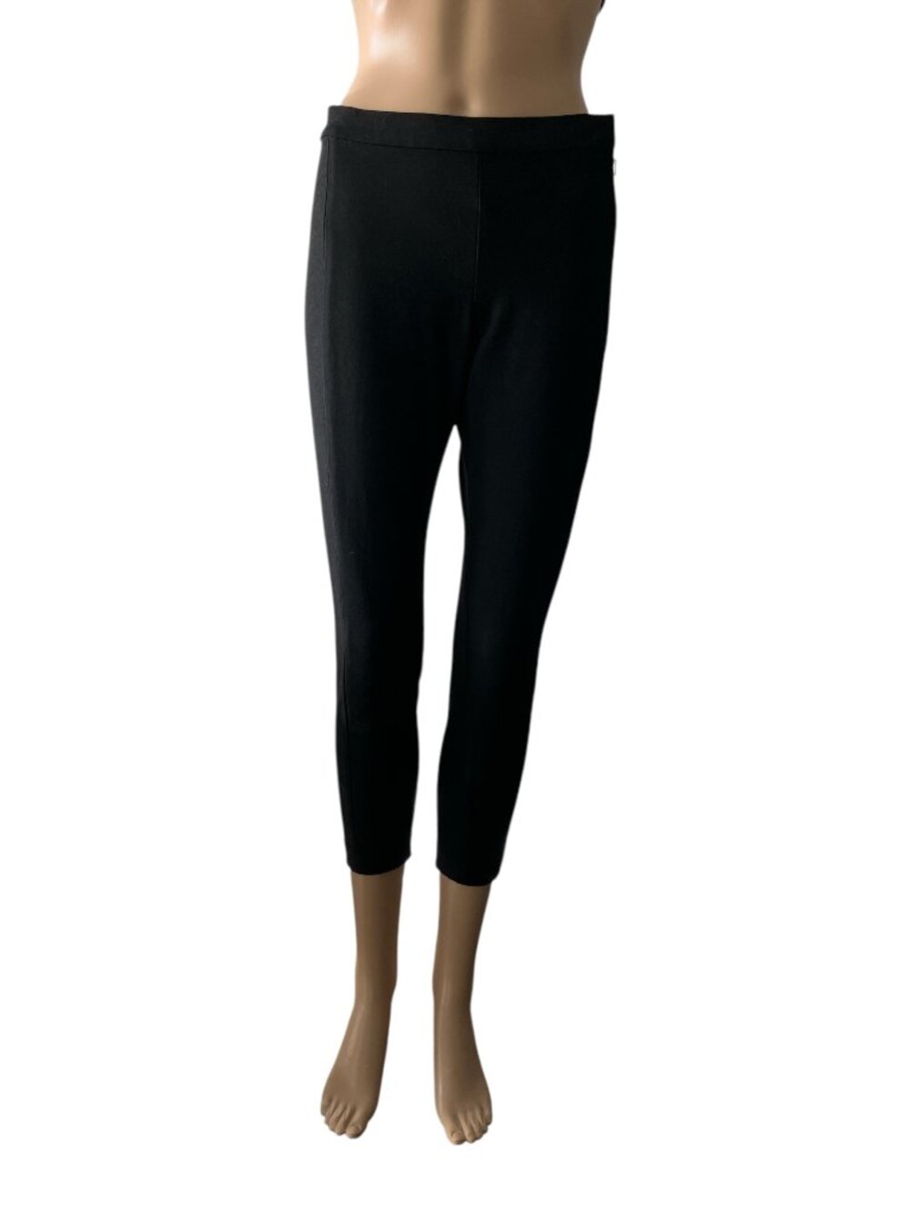 Banana Republic Black Cropped Devon Pants